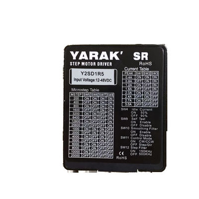 Compacto de circuito abierto Mini conductor paso a paso 3.0A 2 Fase Y2SD1R5 12 a 48VDC Entrada