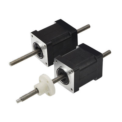 35 LHS Serie Doble Eje 300N Fuerza 2Fase Nema14 Sin Nut Cautivo y Externo Híbrido lineal Acúadores de motores paso a paso